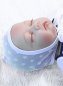Mobile Preview: Neugeborenen Mütze Sterne Blau Rosa