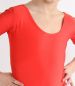 Preview: %Sale% Mädchen Kurzarm Ballettbody Trikot Ballettanzug Balletttrikot Rot 110/116
