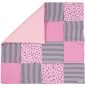 Preview: Babydecke Krabbeldecke Rosa 75cm