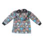 Preview: Softshell Jacke Grau mit Waldtieren