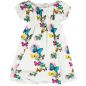 Preview: Carmenkleid Jersey Blume Schmetterlinge