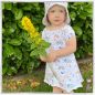 Preview: Carmen Sommerkleid Weiß Regenbogen