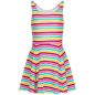 Preview: Jersey Sommerkleid Streifen gestreift bunt