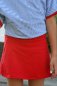 Preview: Mädchen Kleid Sommerkleid Fledermaus Jersey gestreift Rot Weiß