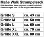 Preview: Warmer Öko Walkloden Strampelsack Fuchsia Uni
