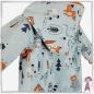 Preview: Overall Softshell Waldtiere Hellblau