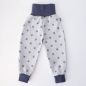 Preview: Jogging Pumphose Meliert Glitzersterne Grau