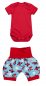 Preview: Shorts Flugzeuge Hubschrauber Blau Rot
