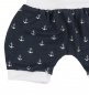 Preview: Kurze Hose Anker Blau Weiß