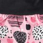 Preview: Shorts Äpfel Rosa Schwarz