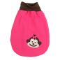 Preview: Strampelsack Affen Applikation Pink