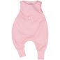 Preview: Baby Mädchen Strampler Einteiler Strampelanzug Schleife Uni Rosa