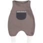 Preview: Baby Strampler Taupe Elefant