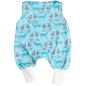 Preview: %Sale% Baby Strampler Blau Blumen Rehe 50/56