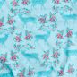 Preview: %Sale% Baby Strampler Blau Blumen Rehe 50/56