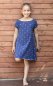 Preview: Jersey Kleid Anker Sterne Größe 110/116
