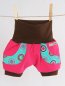 Preview: Kurze Pumphose Shorts Buxe Sommerhose Blumen Patchwork