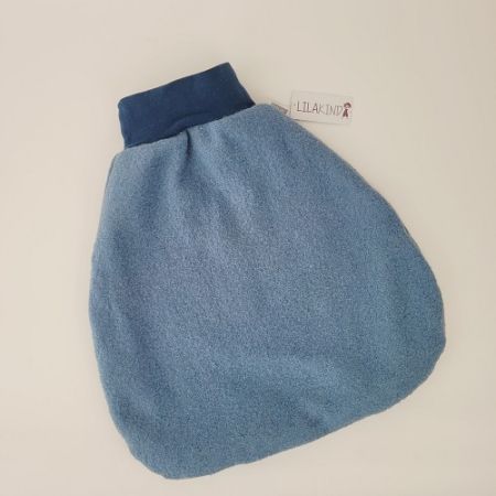 Walkstrampelsack Blau gefüttert Gr. M/ 0-6 Monate