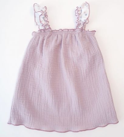 Musselin Träger Kleid