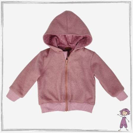 Walk Kapuzen Jacke Altrosa Sterne