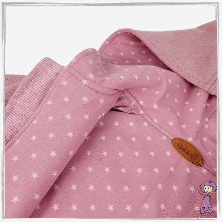 Walk Kapuzen Jacke Altrosa Sterne