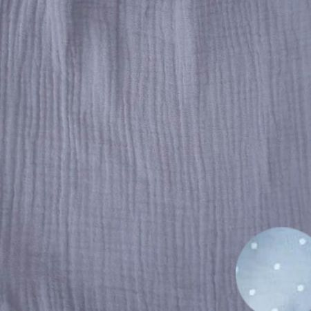 Musselin Jersey Übergangs-Jacke Punkte Grau