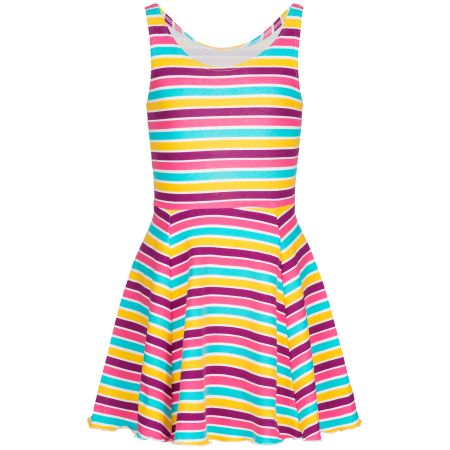 Jersey Sommerkleid Streifen gestreift bunt