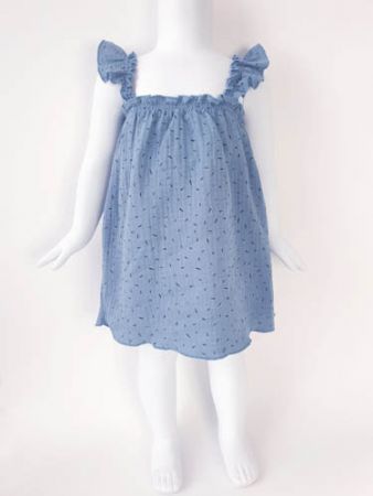 Musselin Träger Kleid