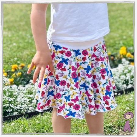 Teller-Rock Blumen und Schmetterlinge