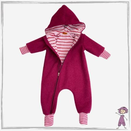 Walk-Overall Beere Gestreift