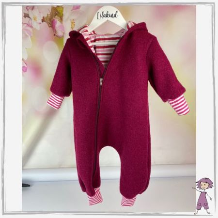 Walk-Overall Beere Gestreift