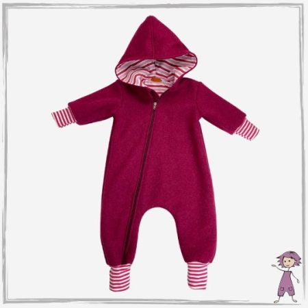 Walk-Overall Beere Gestreift