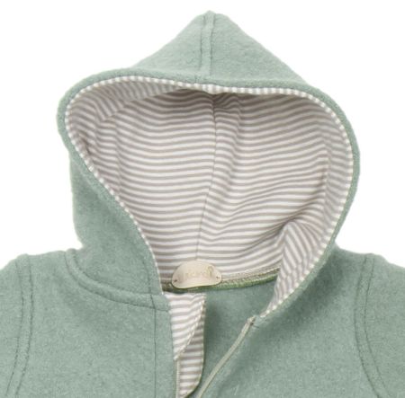 Walkloden Kapuzen Overall Mint Grün