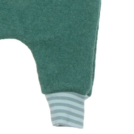 Walkloden Kapuzen Overall Grün