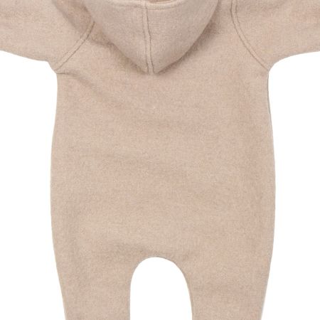 Walkloden Kapuzen Overall Sand