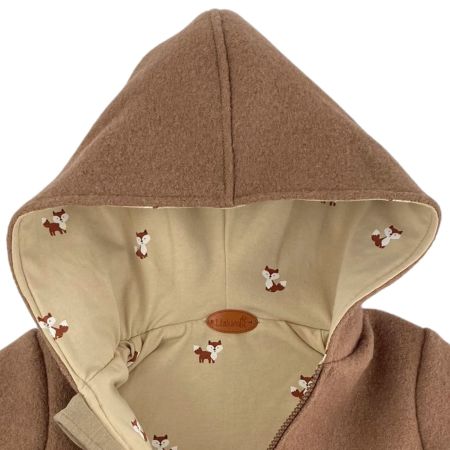 Walkloden Kapuzen Overall mit Taschen