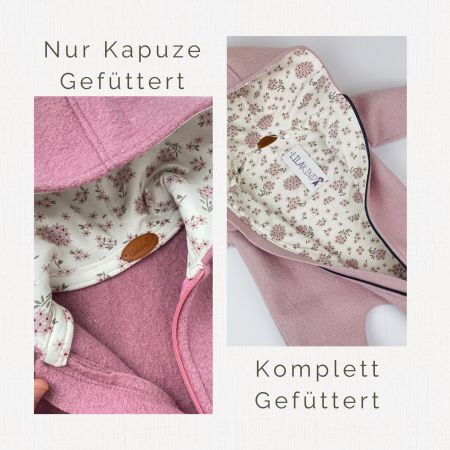 Walk Overall Grau Meliert Pastell Tiermuster