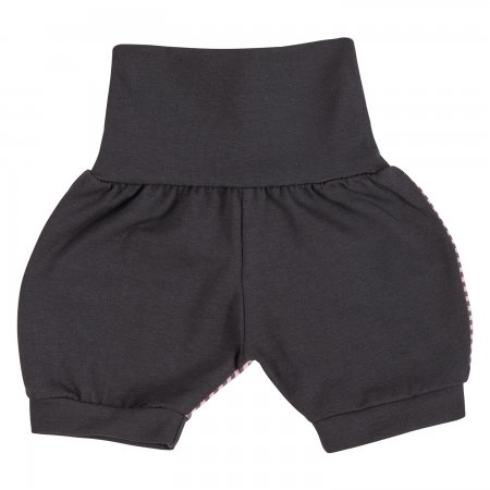 Kurze Pumphose Shorts Buxe Sommerhose Gestreift mit Stern Applikation