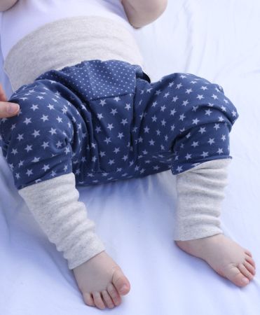 Pumphose Blau Sterne Jersey