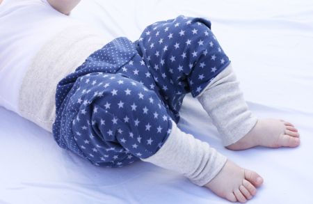 Pumphose Blau Sterne Jersey