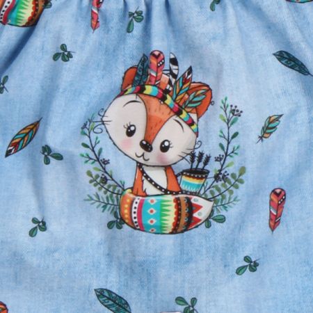 Pumphose niedlicher Fuchs Blau