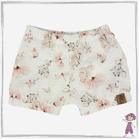 Musselin Pumphose Blumen & Gräser