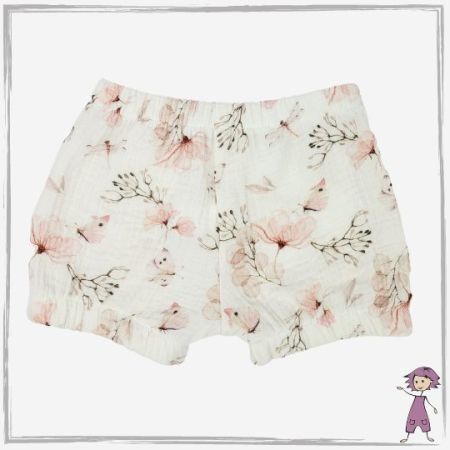 Musselin Pumphose Blumen & Gräser