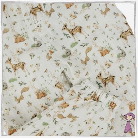 Musselin Hose Waldtiere