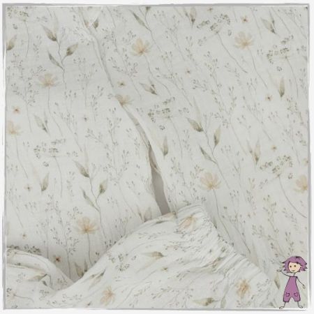 Musselin Hose Gräser Zart