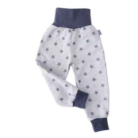 Jogging Pumphose Meliert Glitzersterne Grau