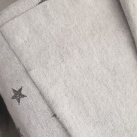 Jogging Pumphose Meliert Glitzersterne Grau