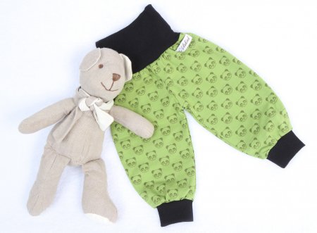 %SALE% Pumphose Jersey Panda Grün 62/68