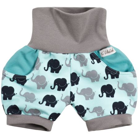 %Sale% Shorts mit Taschen Elefanten Gr. 62/68
