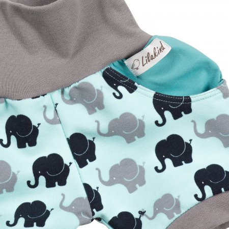 %Sale% Shorts mit Taschen Elefanten Gr. 62/68